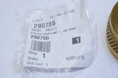 MEC ME111 1-3/4″ Female ACME X 3/4″ MPT Brass Propane Adapter Filler Coupling