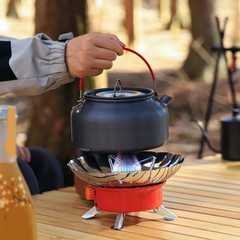 Outdoor Camping Stove Portable Stainless Steel Wind Resistant Compact Cooker