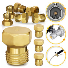 Natural Gas Orifice Conversion Kit – Propane Orifice Kit 10 Pcs Brass Jet Nozzle