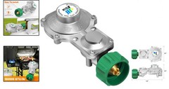 High-Performance 2 Stage Propane Regulator with QCC 1 & 3/8″ NPT Connection
