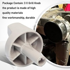 Weber Grill Replacement Knobs 3-Pack for Genesis & Spirit – Easy Installation