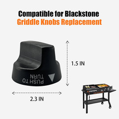 Gas Griddle Burner Knobs Replacement for Blackstone 36″ & Flat Top Gas Griddle 2