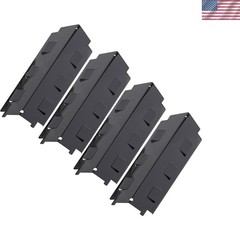 4-Pack Porcelain Heat Tents for Gas Grills – 14.64” L, Even Heat & Protection