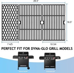 70-01-911 Cooking Grates for Dynaglo DGH450CRP DGH450CRP-D DGF493BNP DGH474CRP D