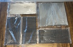 17” Grill Grates & Heat Plates for Charbroil TRU Infrared 3 Burner Grill New