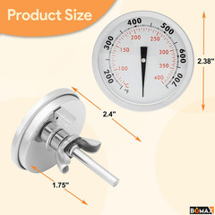 67088 67731 Grill Thermometer for Weber Genesis II Genesis 300 Summit Series Gri