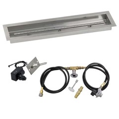 BBQGuys Signature 30 X 6 Inch Stainless Steel Linear Drop-In Pan for Spark