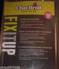Char-Broil Adjustable Stainless Steel Combo Grill Replacement Pack/Parts 15-22″