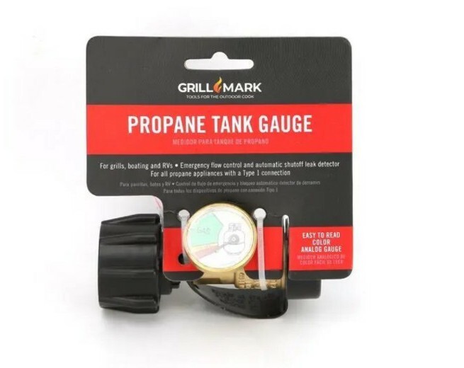 Grill Mark Propane Tank Level Indicator with Automatic Leak Detector