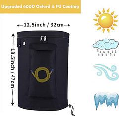 Propane Tank Cover, Fits 20-Pound Steel Propane Cylinder,Propane Gas Tank Cover