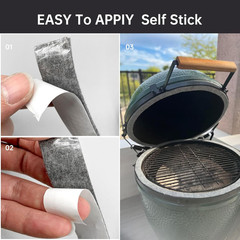 For BIG GREEN Grills Grill Gasket BBQ Gasket Cooking Experience Robust Bond