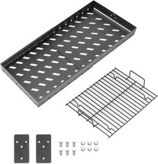 Versatile 15-28 Inch Stretchable Charcoal Tray for High-Temperature Grilling