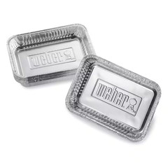 New Weber 6415 10 Pack 8.5″ x 6″ Disposable Aluminum Foil Grill Drip Pan