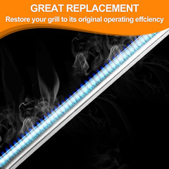 Grill Burner Tubes Replacement for Weber Genesis 300 Series 310 320 67722 67820