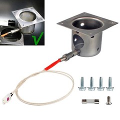 Fire Burn Pot&Hot Rod Igniter Kits for Pit Boss and Traeger Wood Pellet Grills
