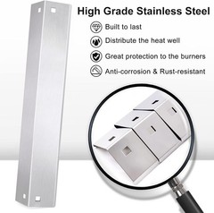 Stainless Steel Heat Plate Shields for Char Griller Models 5650 & 3001