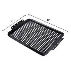 Grill Topper Porcelain Barbecue BBQ Grilling Heat Resistant Screen 16″ X 12″