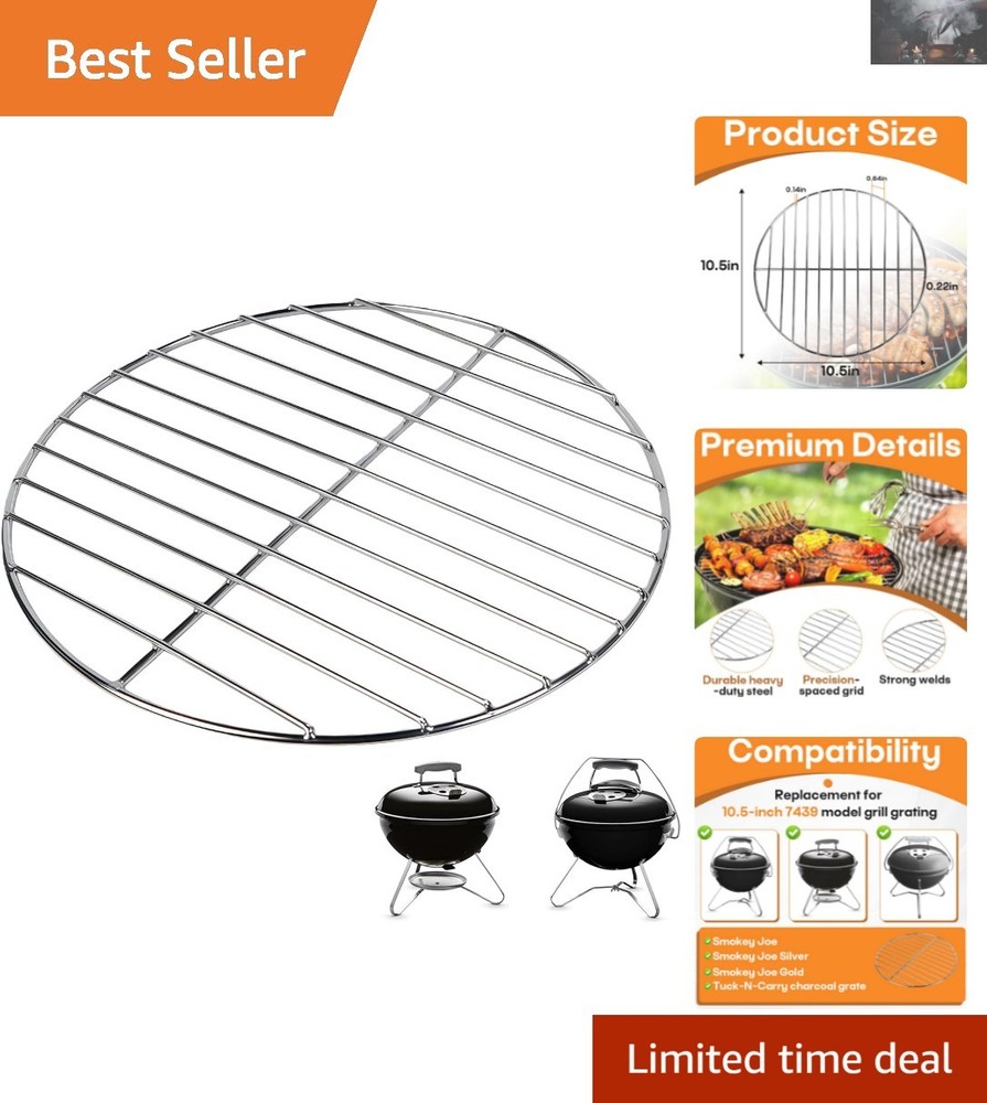 Durable 10.5″ Heavy-Duty Charcoal Grate for Smokey Joe & Tuck-N-Carry Grills