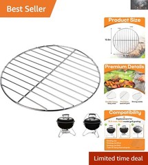Durable 10.5″ Heavy-Duty Charcoal Grate for Smokey Joe & Tuck-N-Carry Grills