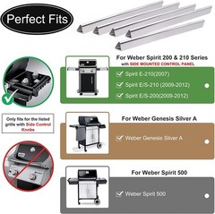 Flavorizer Bars For Weber, Genesis Series Spirit Replacement 7536 Grill – 22.5″