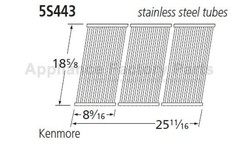 Music City Metals 5S443 GRID, SS TUBES, 18.625 X 25.6875; KENMOR