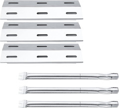 Grill Burner Tube & Heat Plates Replacement for Ducane 3100 3200 3400 4100 4200