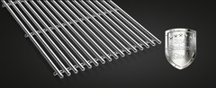SUS304 Grill Grates for Weber Spirit E-310 and GS4 Spirit II 300 Series, Spirit