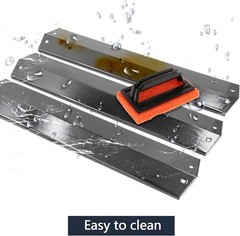 16 9/16 inch Porcelain Steel Heat Plates Replacement for Chargriller 5030 Dua…