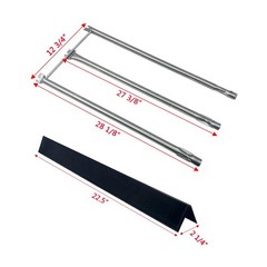 Parts Kit for Weber Genesis Silver, Spirit 300/700, Flavorizer Bars & Burner Tub
