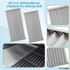 18 7/16″ Grill Emitter for Charbroil Tru-Infrared Grill Pre 2015 463241013 46…
