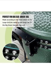 Hinge Assembly Kit Fit Large Green Egg,Big Green Color Egg Accessories Powder…