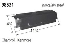Music City Metals 98521 HEAT PLATE, PORC STL, 11.25 X 4.25