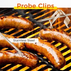 MOOTVGOO 2 Pack Temperature Meat Probe Replacement for Rec Probe, Silver
