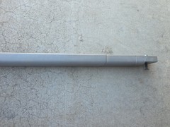 2000 -2001 Weber Silver Gas Grill Part – 25″ Grey Handle w/Nuts & Bolts – Used