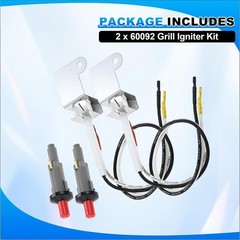 60092 Grill Push Button Igniter Kit Replacement for Weber Q300 Q3000 Gas Grill