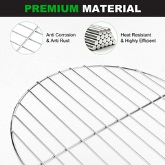 2 Pack Grill Grate Replacement, Steel Grill Grates for BBQ Parts [12.6 Inch]
