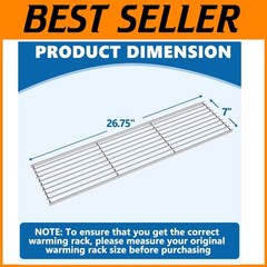 Stainless Steel Warming Rack for Napoleon Grills