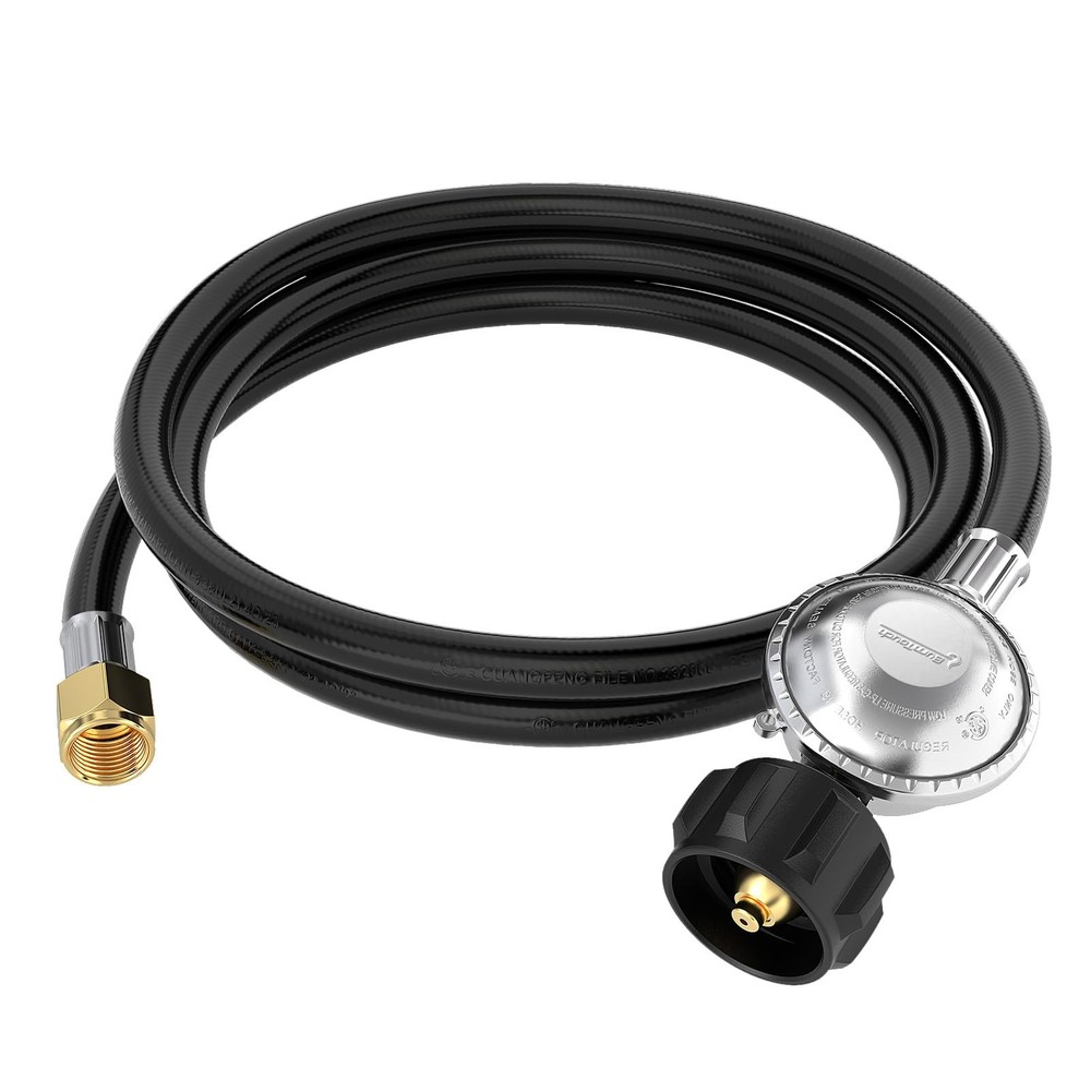 CALPOSE 6 Feet Propane Hose with Regulator Universal Gas Grill Regulator and