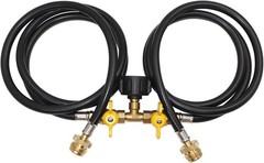 Portable Appliance Adapter Hose with Shut Off Valve