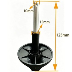 Barbecue Cart Shaft 10mm Wheel Axle For Outdoor BBQ Parties Sturdy Construction