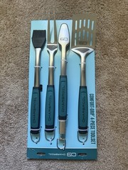 Char-Broil 4pc Comfort Grip Tool Heat Resistance Grill Cookware Set
