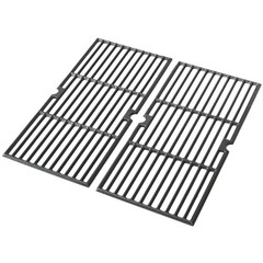 Cast Iron Grill Grates 19×9.4 In for Oklahoma Joes Longhorn Smoker Grill 2-Pack