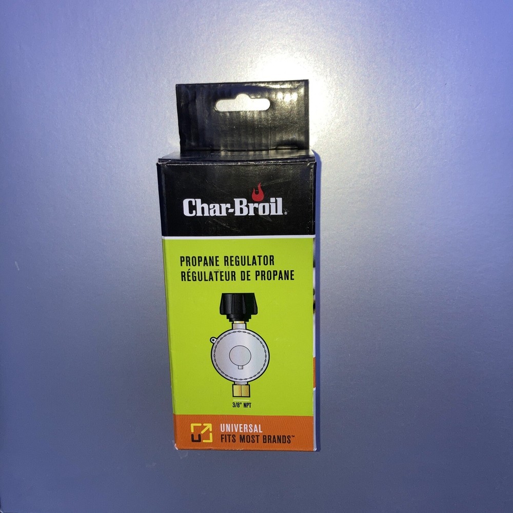 Char-Broil Universal Propane Regulator 3/8” NPT NEW! NIB