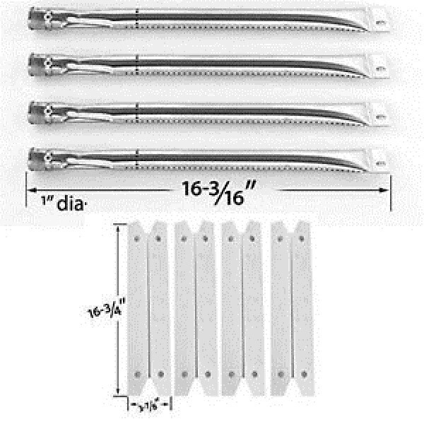 Brinkmann4040, 810-4040 BBQ and Charmglow810-6320-B Gas Grill Models Repair Kit