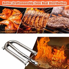 3PACK S13365 Stainless U Shaped Grill Burners for Delta Heat Series B C D DHBQ