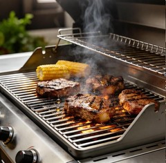 Effortless Cleanup with Nexgrill Grill Grates – Stainless Steel Design