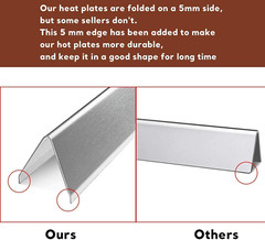 Flavorizer Bars for Weber Summit E/S 440 450 460 470 with Smoker Box 67668 8PCs