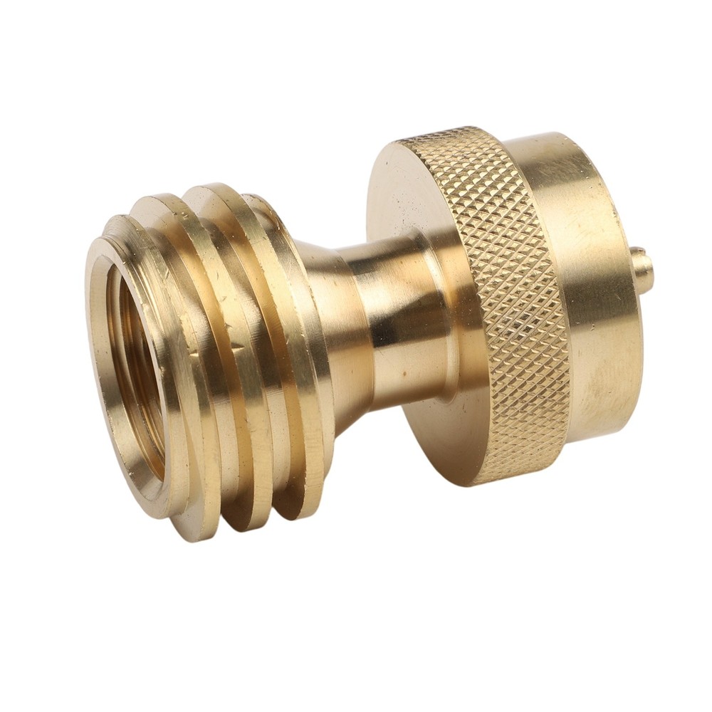 Solid Brass Steak Saver Propane Tank Adapter 1lb To 20lb Grill Bottle Converter