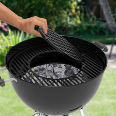 Cast Iron Grill Grate Replacement Gourmet BBQ System for Weber 22Inch Kettle Cha