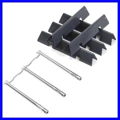 Spirit II E-310 Parts 7636 Flavorizer Bars & 69787 Burner Tubes for Weber Spi…